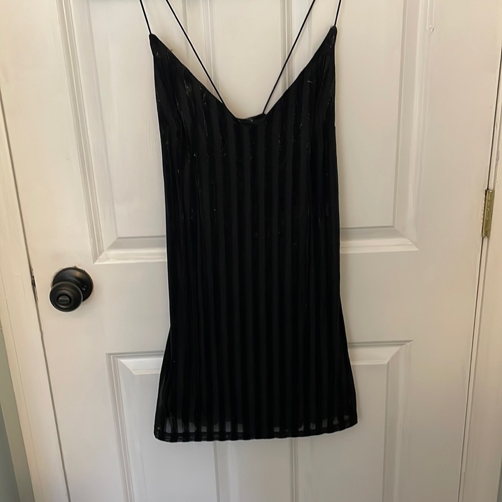 Black mini dress. LULUS